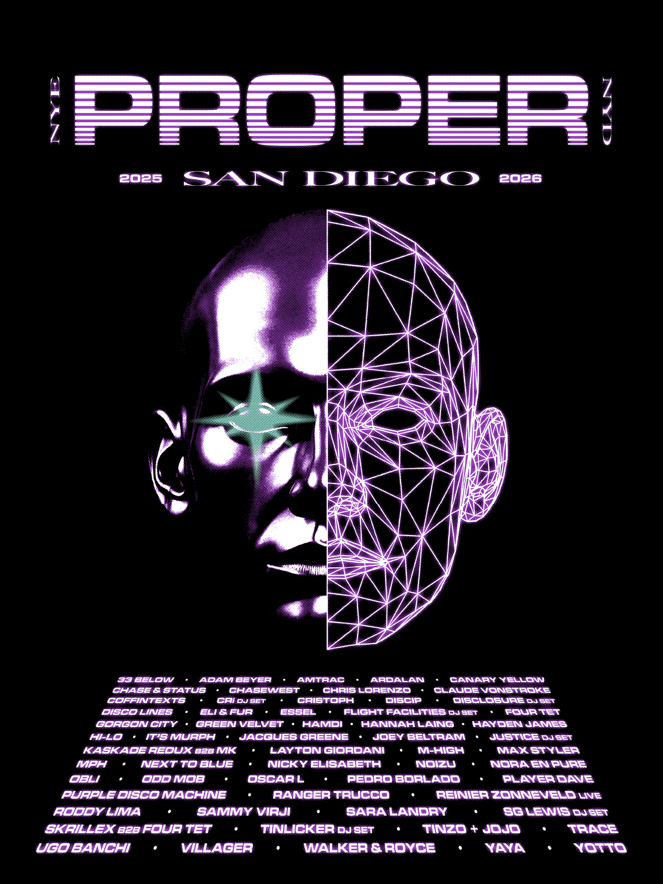 2025 Proper NYE/NYD Poster (Pre-Order)