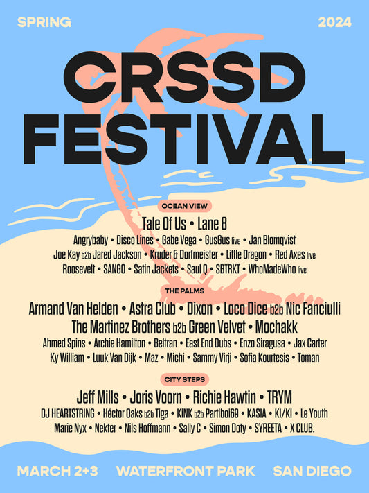 Official CRSSD Spring 2024 Poster