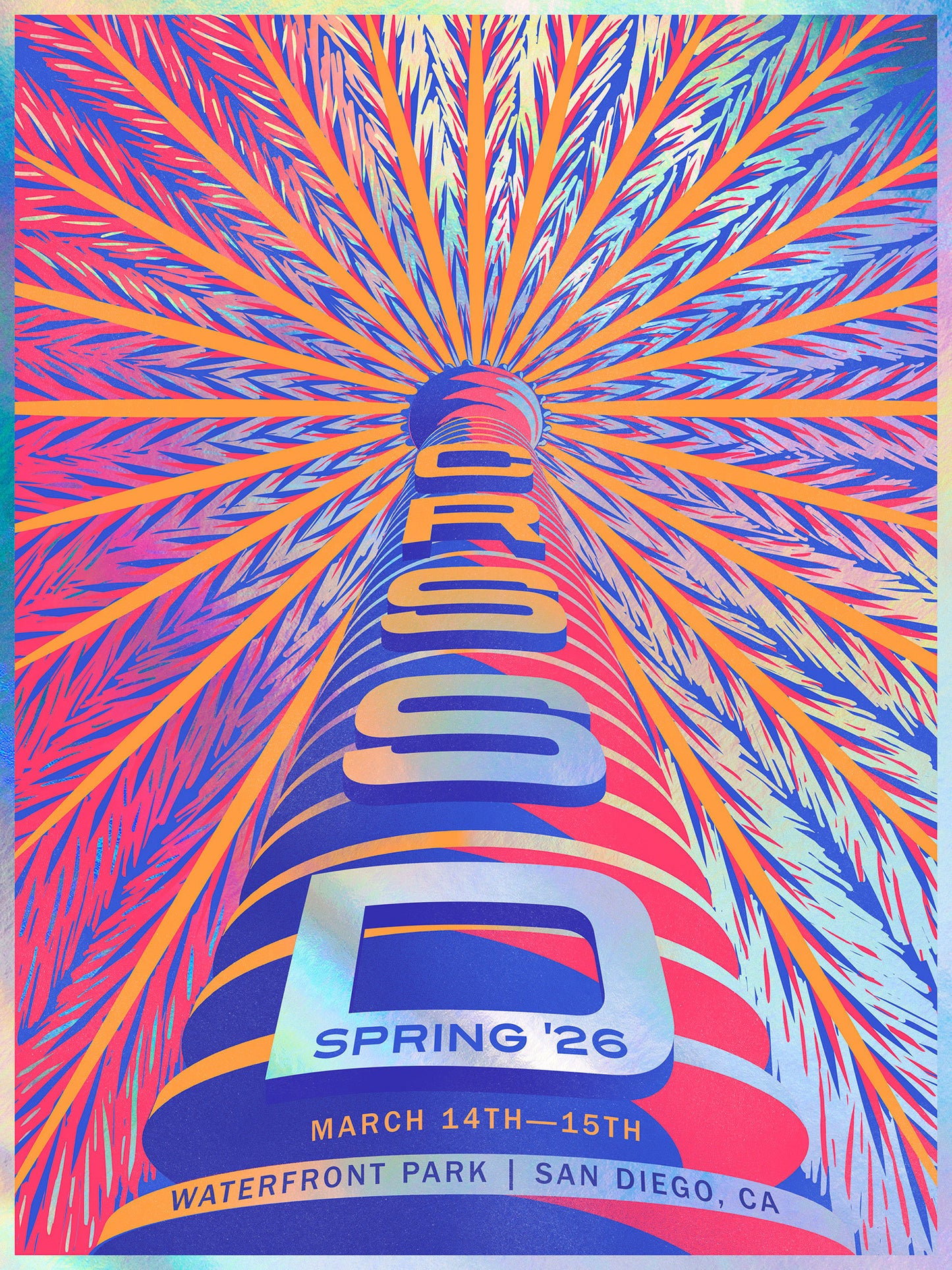 PRE-ORDER: Limited Edition Holographic Lineup Poster Spring 2026